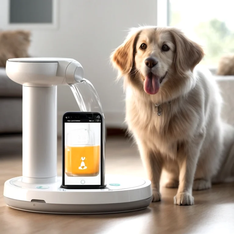 PetMaxDrinkのスマートデバイスを使っている猫